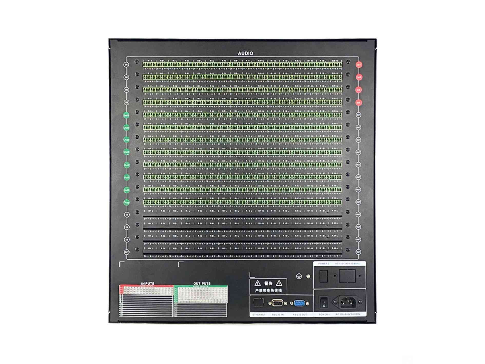 AUDIO音频64进128出矩阵