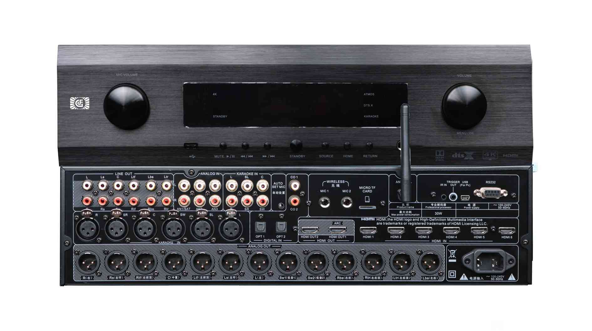 专业级全景声3D超高清影K一体音视频解码系统