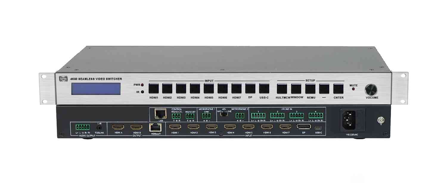 8进3出 4K60无缝分割器